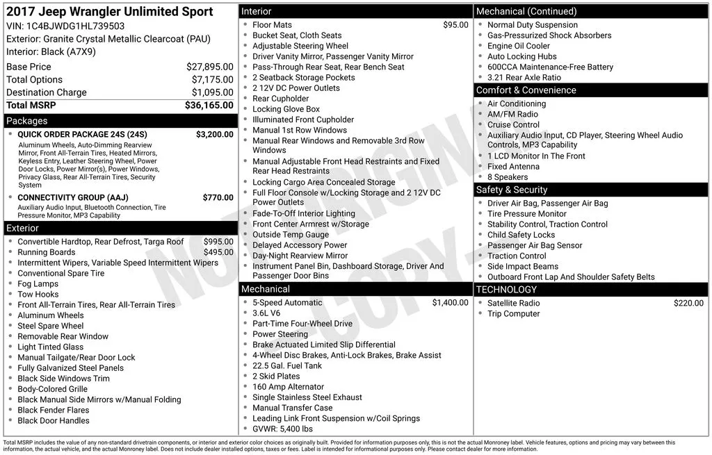 2017 Jeep Wrangler Unlimited Sport for sale in Pensacola, FL