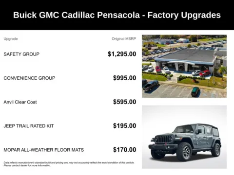 More photos of 2024 Jeep Wrangler Rubicon at Step One Cadillac Pensacola, FL