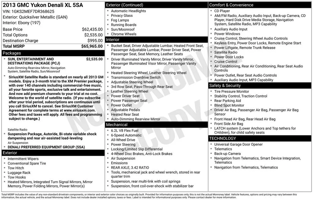 2013 GMC Yukon XL Denali for sale in Pensacola, FL