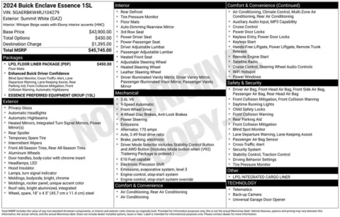 Photos of 2024 Buick Enclave Essence for sale in Pensacola, FL at Step One Cadillac Pensacola