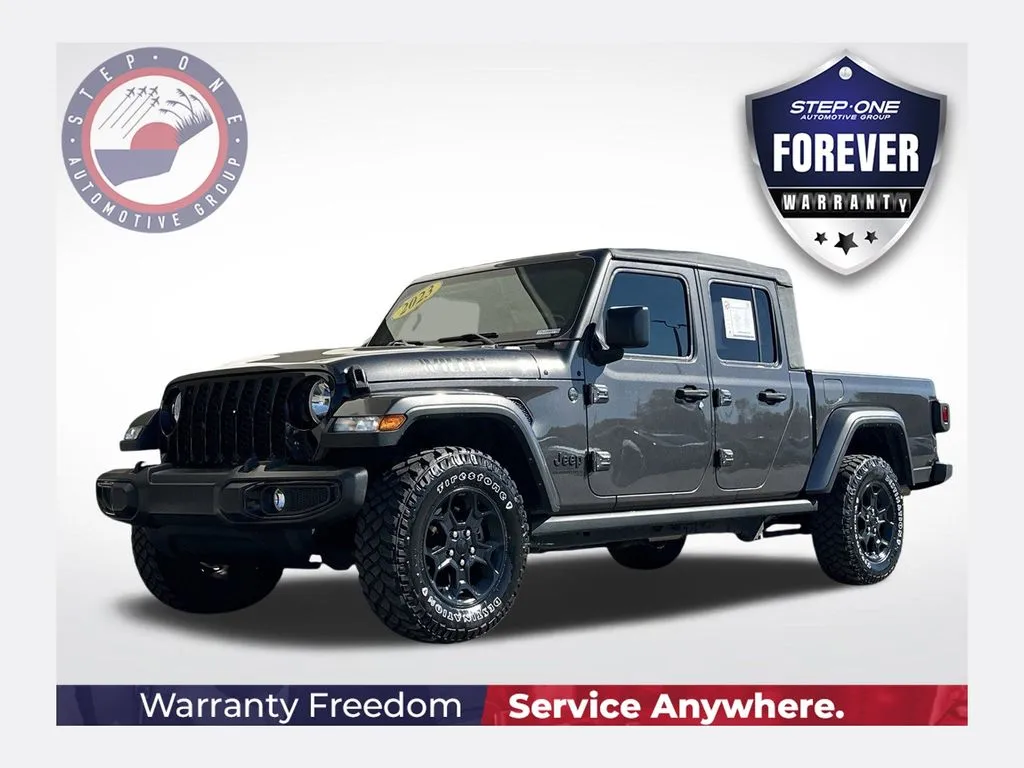 Gray 2023 Jeep Gladiator Willys for sale in Pensacola, FL