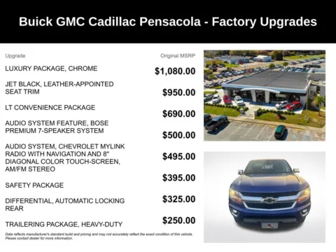 More photos of 2016 Chevrolet Colorado LT at Step One Cadillac Pensacola, FL