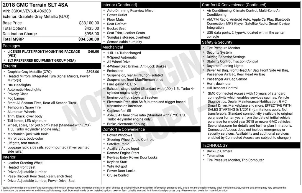 2018 GMC Terrain SLT for sale in Pensacola, FL