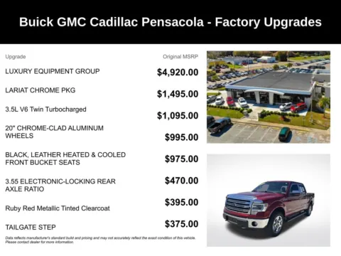 More photos of 2013 Ford F-150 Lariat at Step One Cadillac Pensacola, FL