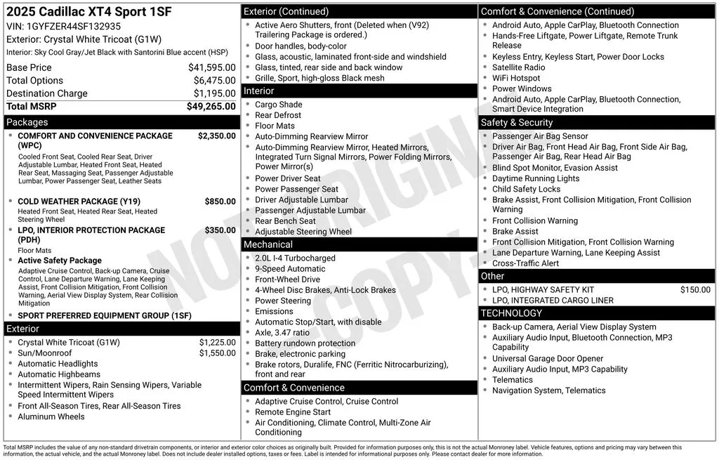2025 Cadillac XT4 Sport for sale in Pensacola, FL
