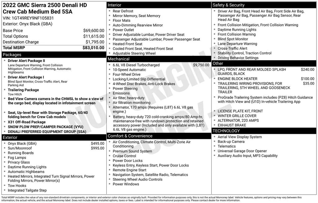 2022 GMC Sierra 2500HD Denali for sale in Pensacola, FL