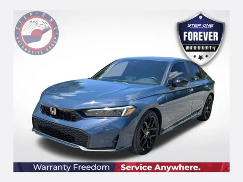 Blue 2025 Honda Civic Hybrid for sale in Pensacola, FL