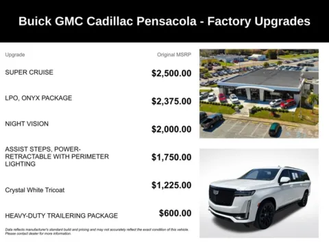 More photos of 2022 Cadillac Escalade ESV Sport Platinum at Pensacola Used Cars, FL