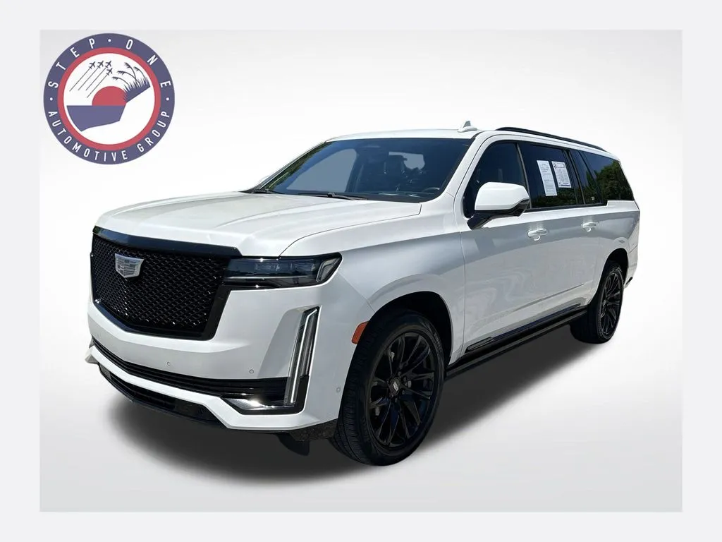 White 2022 Cadillac Escalade ESV Sport Platinum for sale in Pensacola, FL