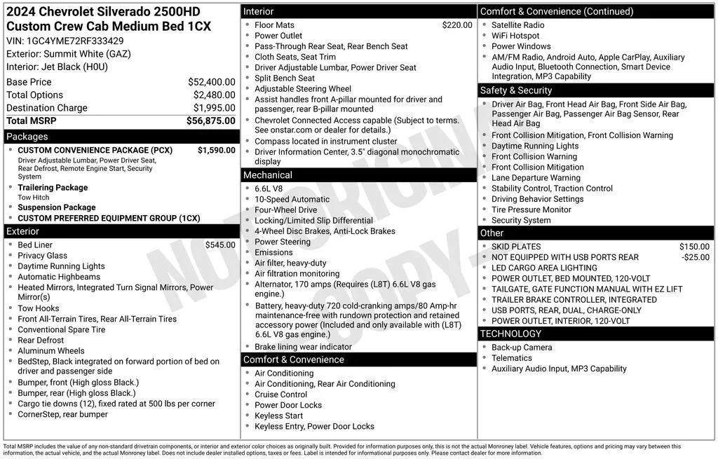 2024 Chevrolet Silverado 2500HD Custom for sale in Pensacola, FL