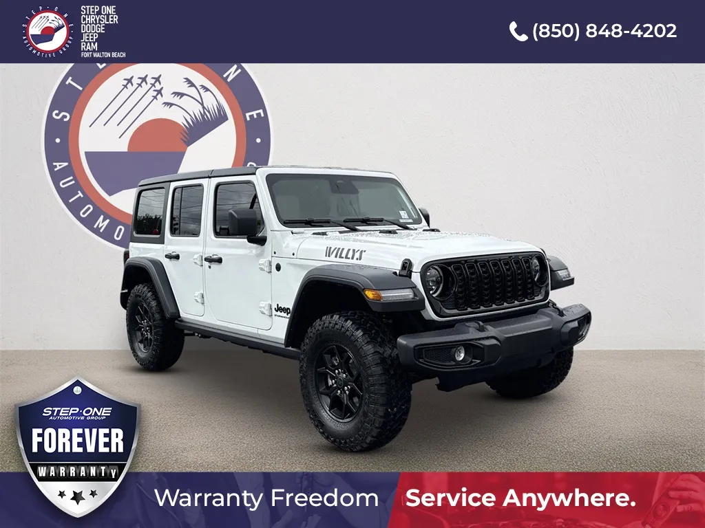 White 2026 Jeep Wrangler Willys for sale in Fort Walton Beach, FL