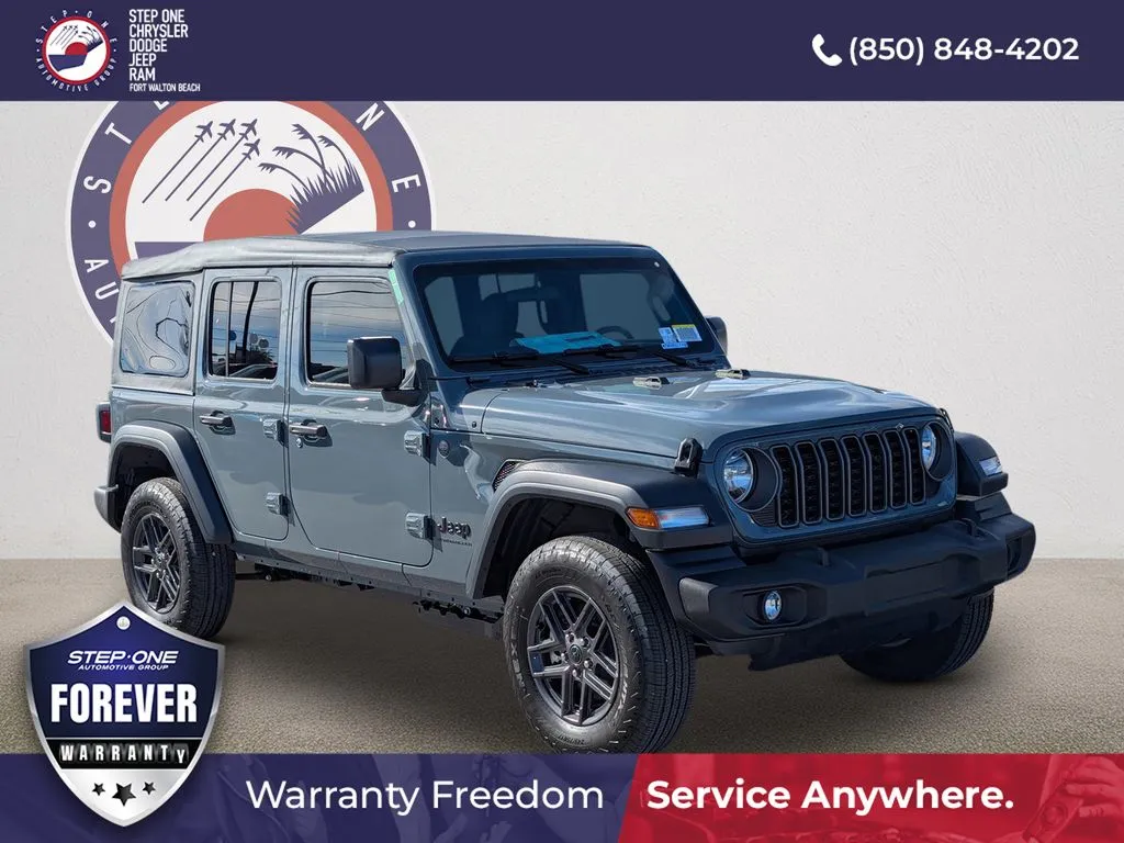 Gray 2026 Jeep Wrangler Sport for sale in Fort Walton Beach, FL