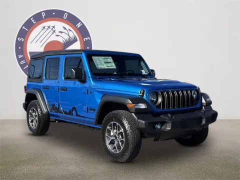 Photos of 2026 Jeep Wrangler Sport S for sale in Fort Walton Beach, FL at Step One Chrysler Dodge Jeep Ram Fiat Fort Walton Beach