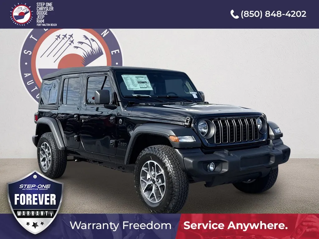 Black 2026 Jeep Wrangler Sport S for sale in Fort Walton Beach, FL