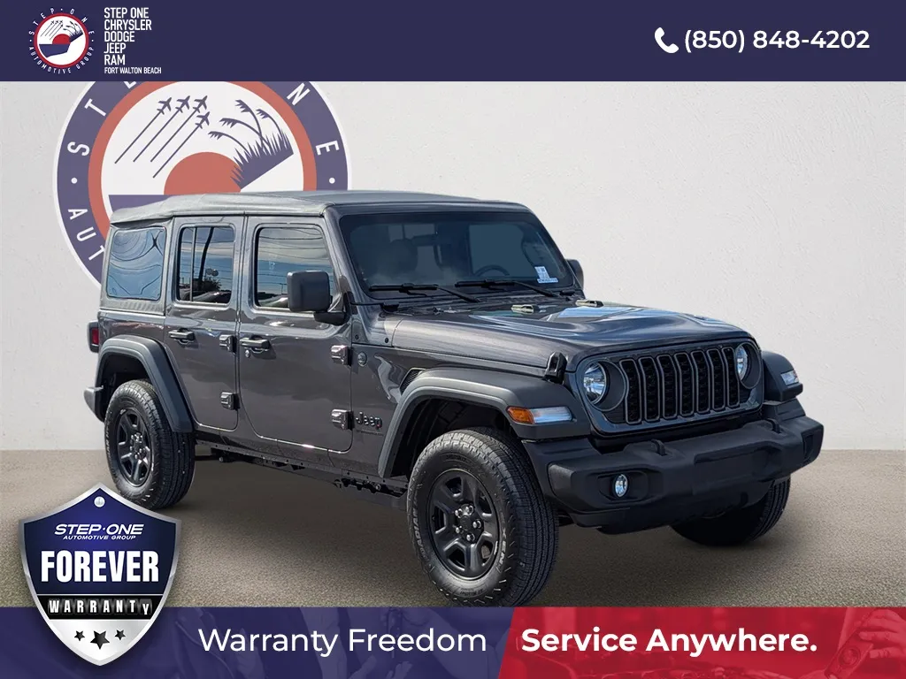 Gray 2026 Jeep Wrangler Sport for sale in Fort Walton Beach, FL