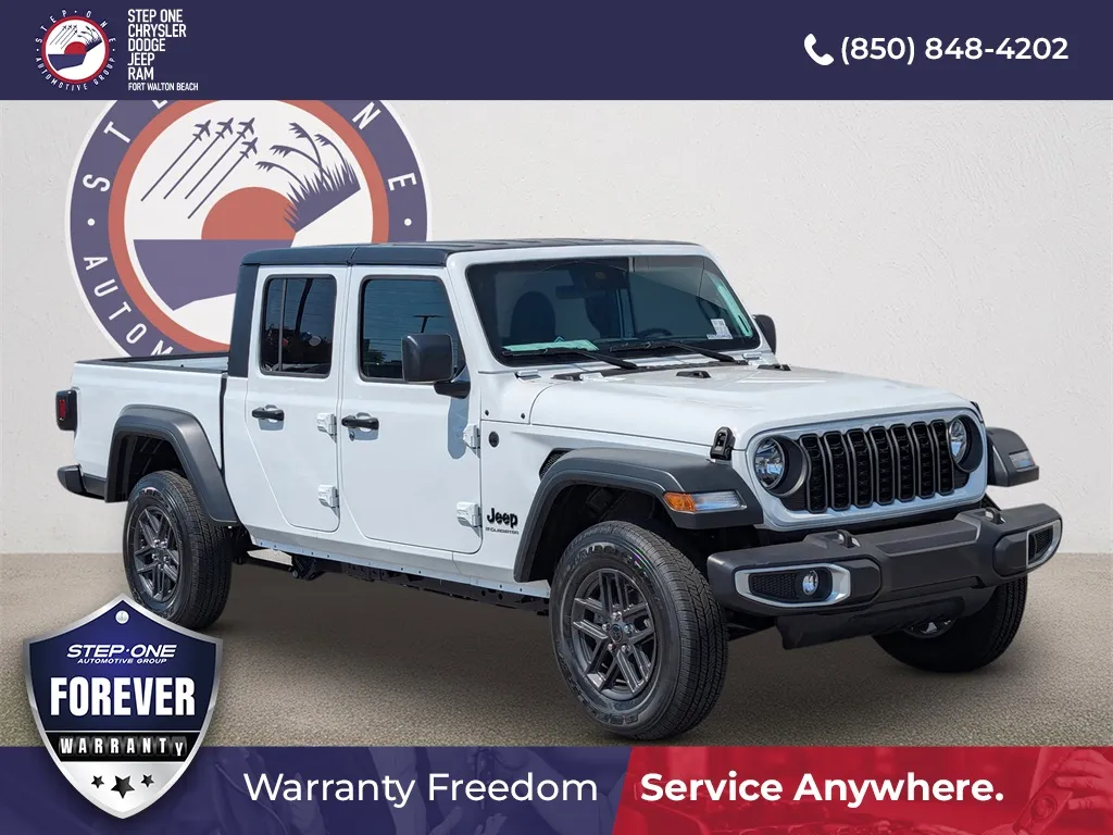 White 2025 Jeep Gladiator Sport S for sale in Fort Walton Beach, FL