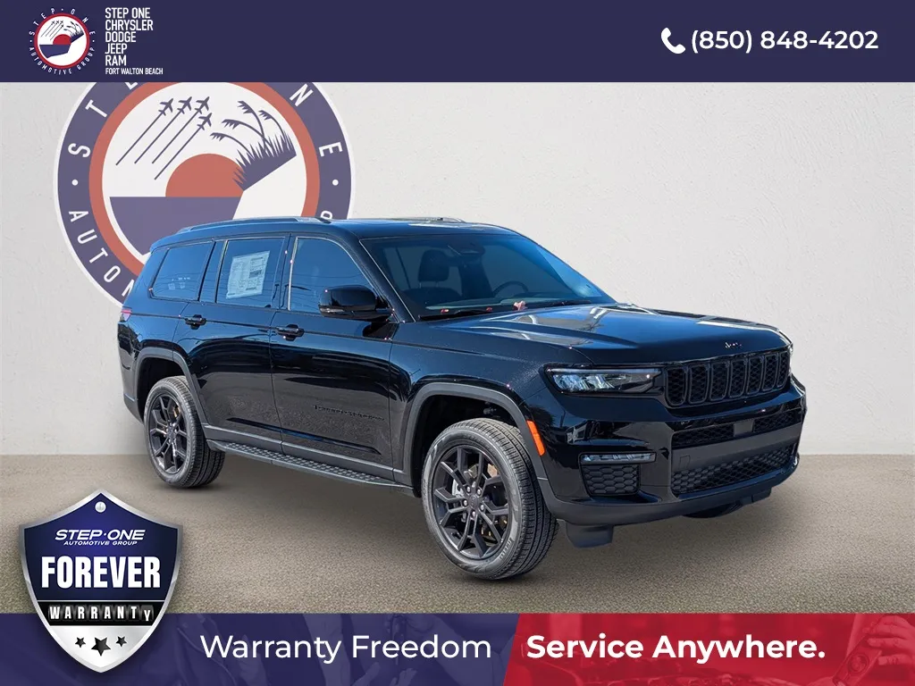 Black 2025 Jeep Grand Cherokee L Limited for sale in Fort Walton Beach, FL