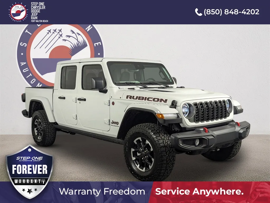 White 2025 Jeep Gladiator Rubicon for sale in Fort Walton Beach, FL