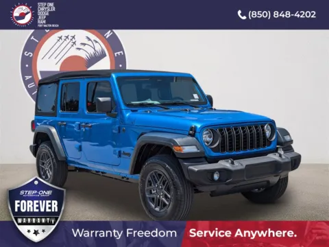 Blue 2025 Jeep Wrangler Sport S for sale in Fort Walton Beach, FL
