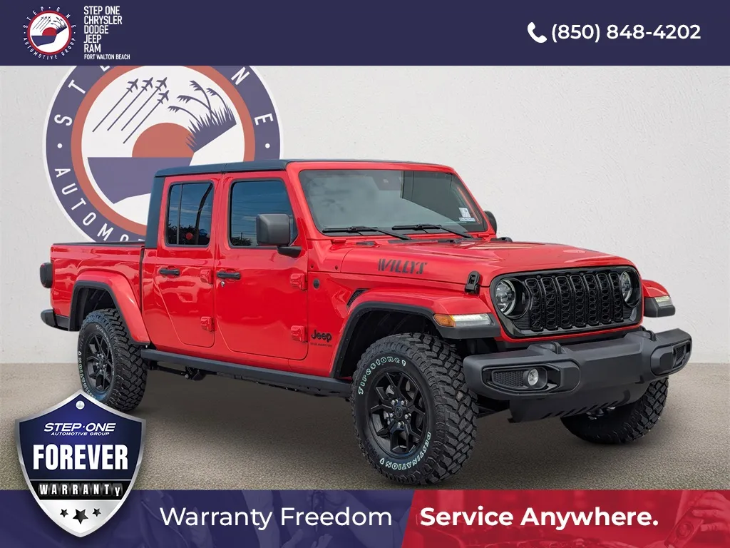 Red 2025 Jeep Gladiator Willys for sale in Fort Walton Beach, FL
