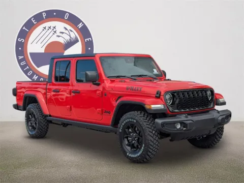 Photos of 2025 Jeep Gladiator Willys for sale in Fort Walton Beach, FL at Step One Chrysler Dodge Jeep Ram Fiat Fort Walton Beach
