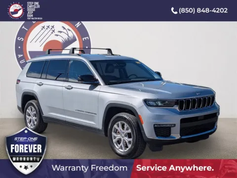 Silver 2021 Jeep Grand Cherokee L Limited for sale in Fort Walton Beach, FL