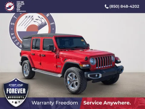 Red 2018 Jeep Wrangler Unlimited Sahara for sale in Fort Walton Beach, FL
