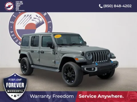 Gray 2023 Jeep Wrangler Sahara 4xe for sale in Fort Walton Beach, FL