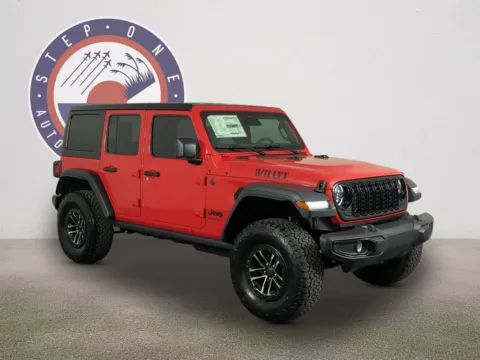 Photos of 2026 Jeep Wrangler Willys for sale in Fort Walton Beach, FL at Step One Chrysler Dodge Jeep Ram Fiat Fort Walton Beach