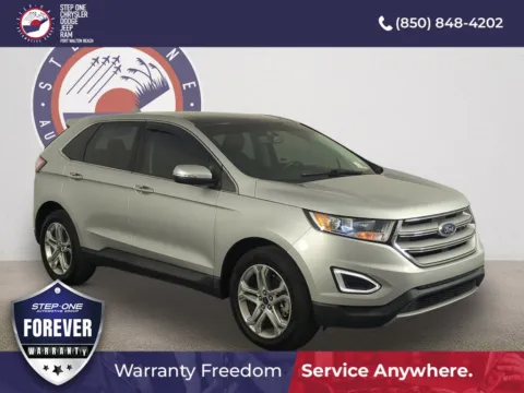 Silver 2018 Ford Edge Titanium for sale in Fort Walton Beach, FL