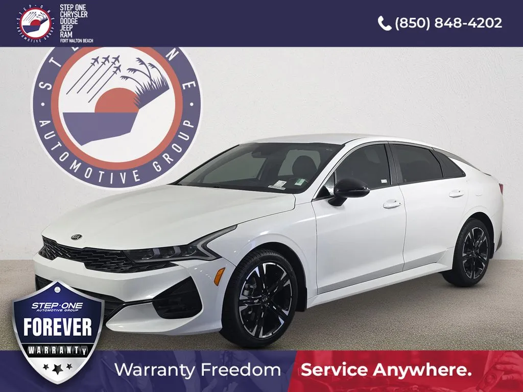 White 2021 Kia K5 GT-Line for sale in Fort Walton Beach, FL