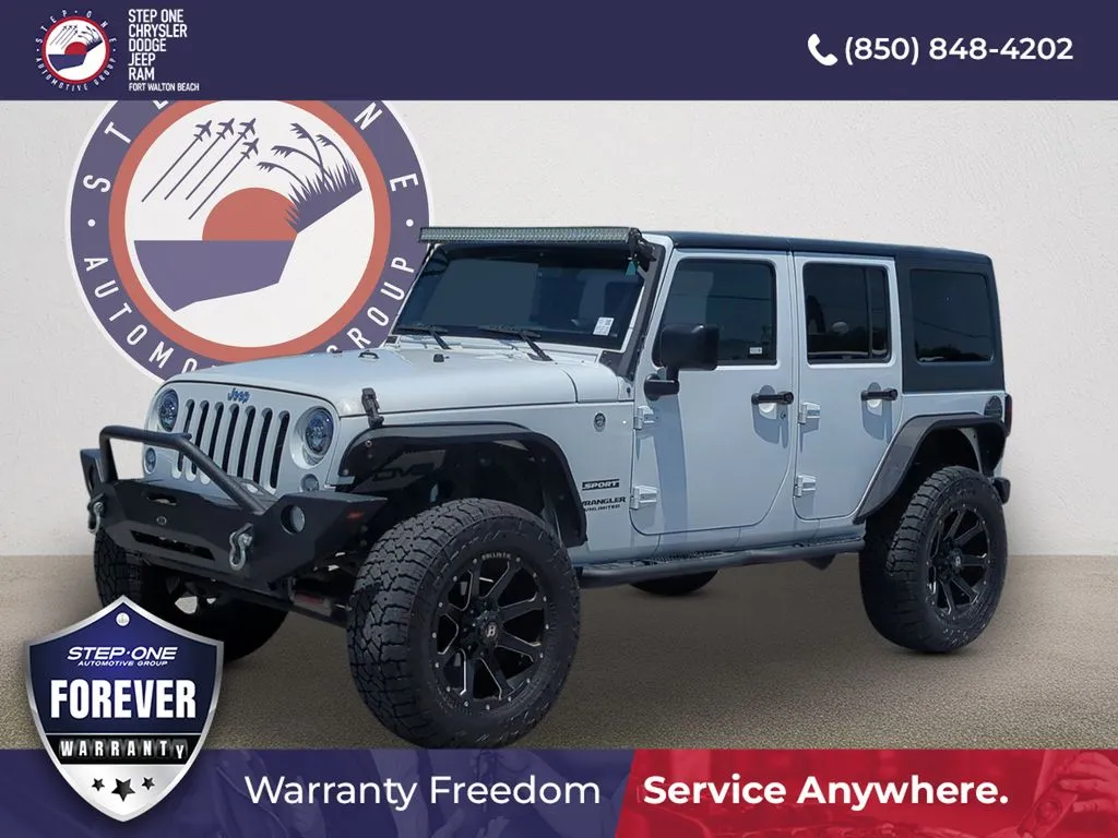 White 2017 Jeep Wrangler Unlimited Sport for sale in Fort Walton Beach, FL