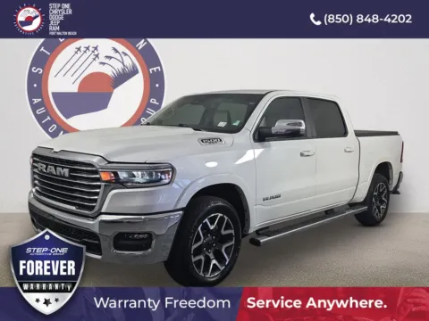 White 2025 Ram 1500 Laramie for sale in Fort Walton Beach, FL