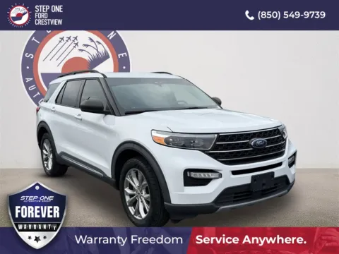 White 2021 Ford Explorer XLT for sale in Crestview, FL