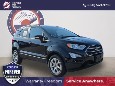 Black 2021 Ford EcoSport SE for sale in Crestview, FL