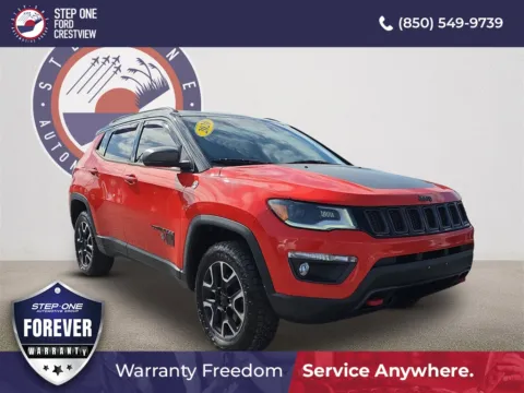 Orange 2020 Jeep Compass Trailhawk for sale in Crestview, FL