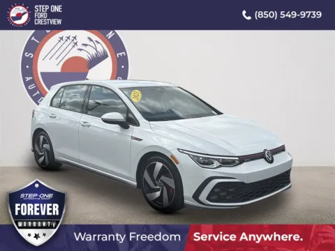 White 2023 Volkswagen Golf GTI 2.0T S for sale in Crestview, FL