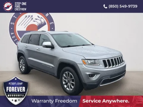 Silver 2015 Jeep Grand Cherokee Limited for sale in Crestview, FL