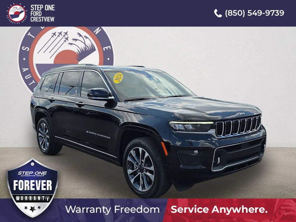 Black 2024 Jeep Grand Cherokee L Overland for sale in Crestview, FL