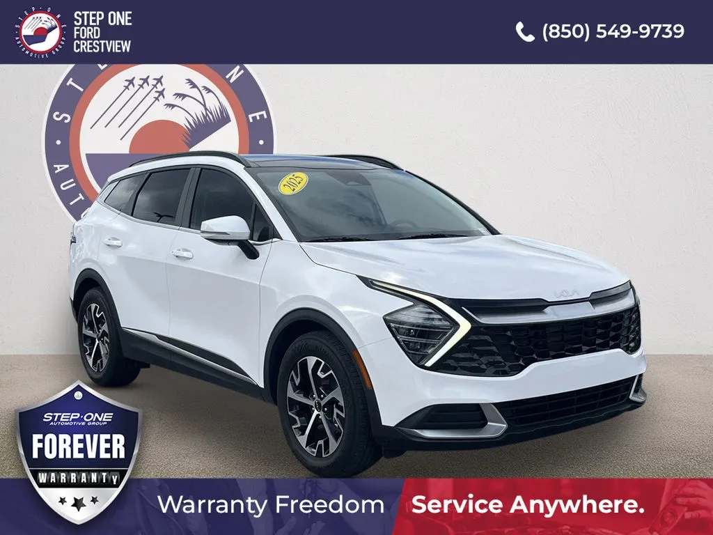 White 2025 Kia Sportage EX for sale in Crestview, FL