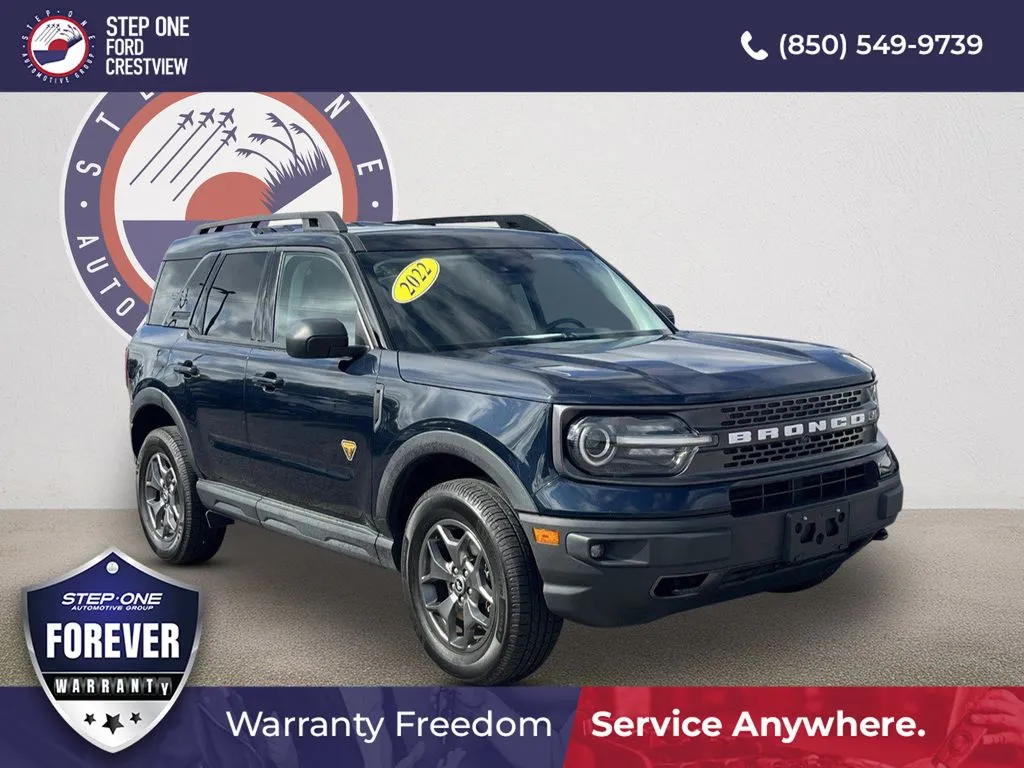 Blue 2022 Ford Bronco Sport Badlands for sale in Crestview, FL