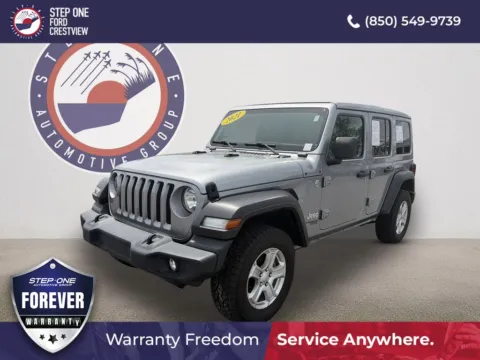 Silver 2021 Jeep Wrangler Unlimited Sport S for sale in Crestview, FL