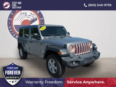 Silver 2021 Jeep Wrangler Unlimited Sport S for sale in Crestview, FL