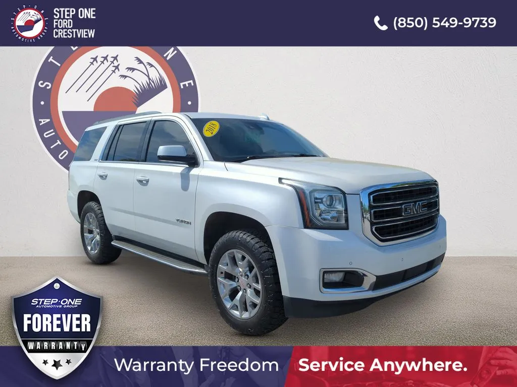 White 2018 GMC Yukon SLT for sale in Crestview, FL