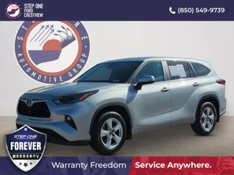 Silver 2024 Toyota Highlander LE for sale in Crestview, FL