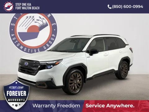 White 2025 Subaru Forester Hybrid Sport for sale in Fort Walton Beach, FL