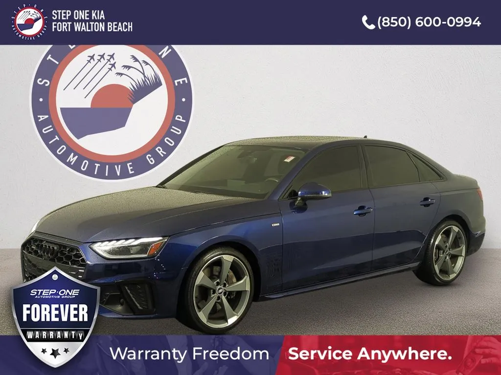 Blue 2021 Audi A4 45 S line Premium Plus for sale in Fort Walton Beach, FL