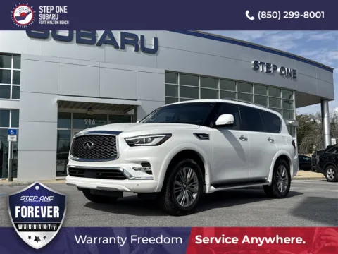 White 2021 INFINITI QX80 LUXE for sale in Fort Walton Beach, FL