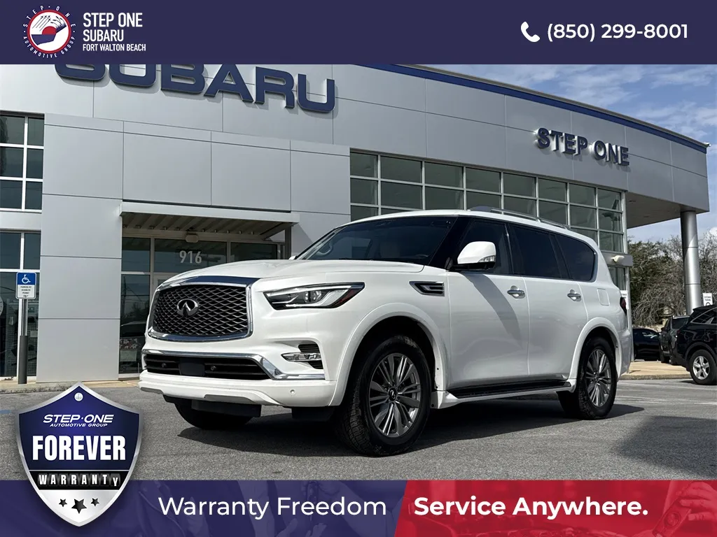 White 2021 INFINITI QX80 LUXE for sale in Fort Walton Beach, FL