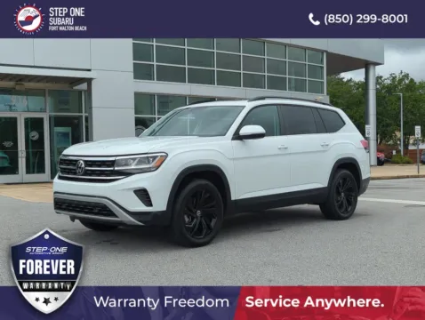 White 2022 Volkswagen Atlas 2.0T SE w/Technology for sale in Fort Walton Beach, FL